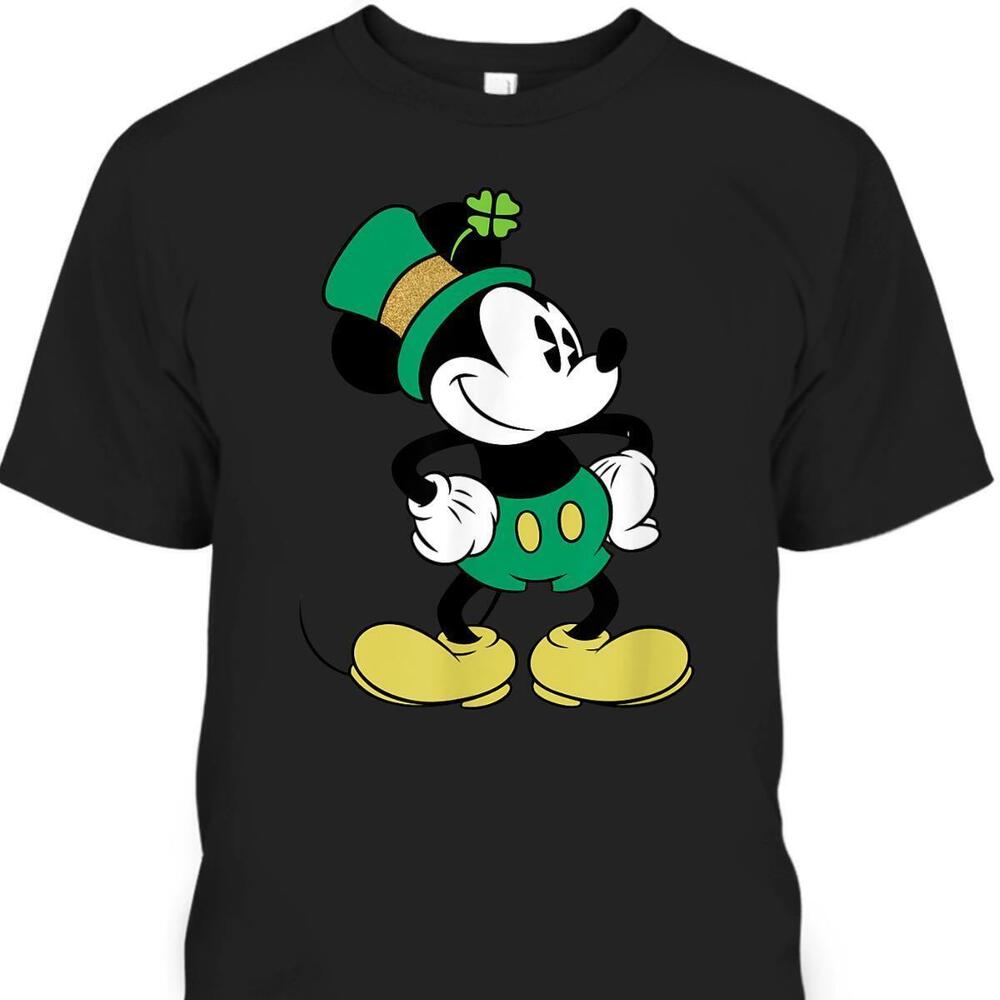 Mickey St Patricks Day Tshirt Gift For Disney Lovers